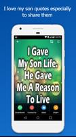 I love my son quotes Affiche