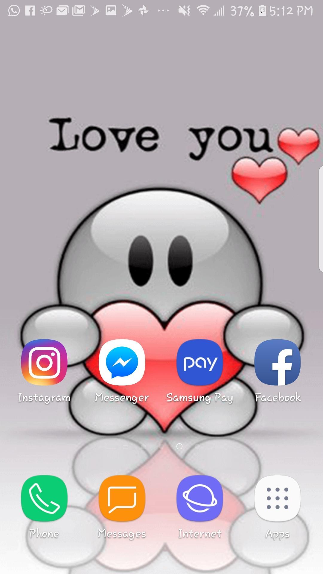 I Love You Hd Wallpaper For Android Apk Download - fire heart love hd wallpaper roblox