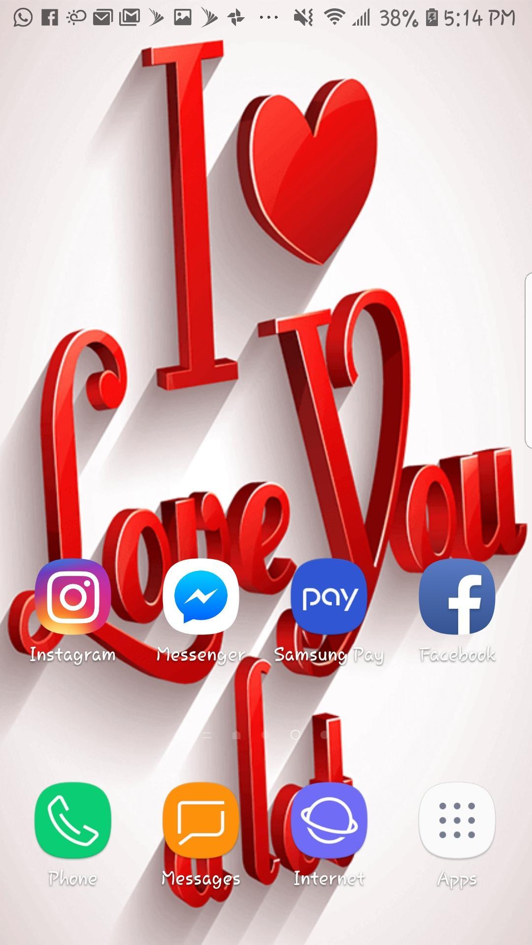 I Love You Hd Wallpaper For Android Apk Download - fire heart love hd wallpaper roblox