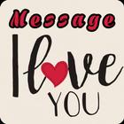 i love you message icône