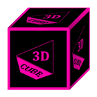 3D Flat Pink Icon Pack icône