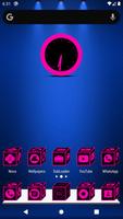 3D Flat Pink Icon Pack Affiche
