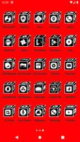 3D Flat White Icon Pack capture d'écran 3