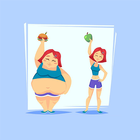 Icona Diet Planer, lose weight in 30 days-drink water