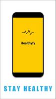 healthify , healthy diet , fitness - pocket guide poster