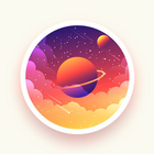 Solar System: adventure, free pocket Guide app ikona