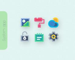 CHIKI Icon Pack تصوير الشاشة 1