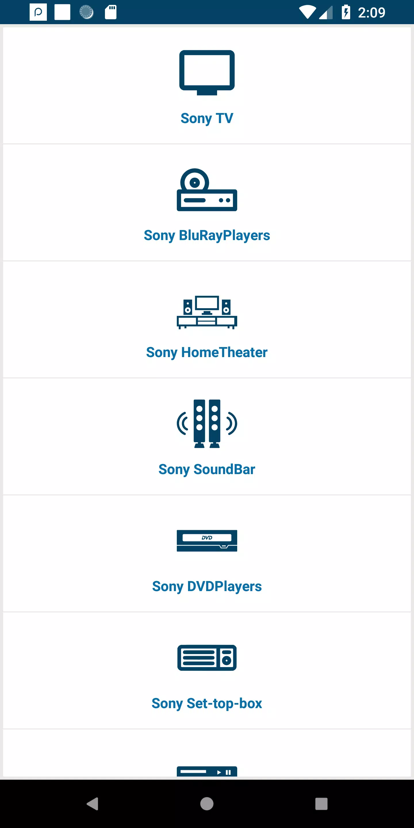 Sony Universal Remote Control APK for Android Download