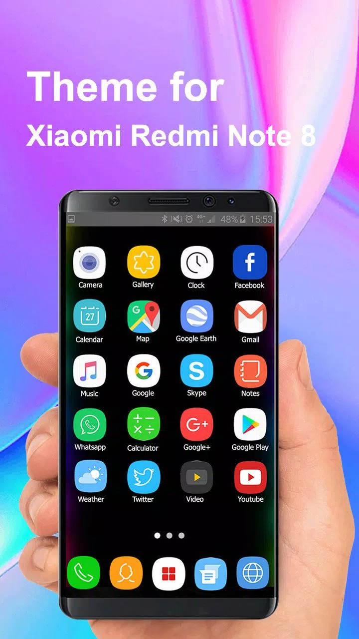 Descarga de APK de tema lanzador para Xiaomi Redmi Note 8 para Android