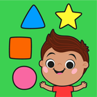 2～5歳の子供向けの形と色の学習ゲーム アイコン