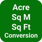 Acre Square Meter Square Feet Zeichen