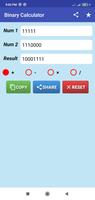 Binary Calculator Plakat
