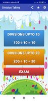 Division Tables Plakat