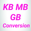 KB MB GB Conversion aplikacja