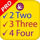 Number Spellings Learning Pro APK