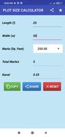Plot Size Calculator постер