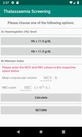 Thalassaemia Screening скриншот 1