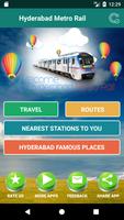 Hyderabad Metro Train App पोस्टर