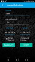 Interest & EMI Calculator Ekran Görüntüsü 1