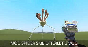 Poster Spider Skibidi Mod GMOD