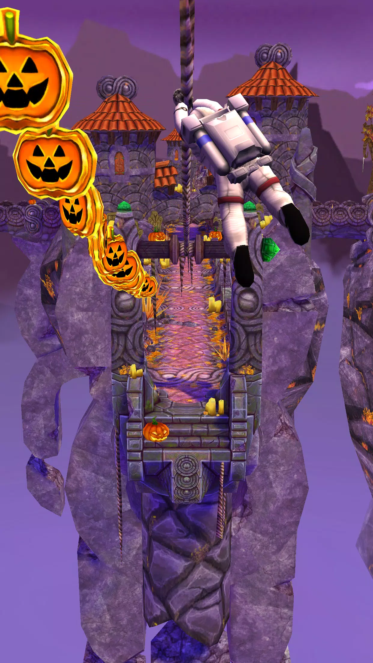 Halloween is taking over #TempleRun2! Unlock haunted characters, costumes,  hats and MORE in the return of Spooky Summit. Download it now FREE!  Google, By Temple Run