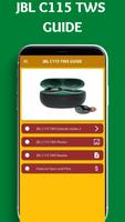 JBL C115 TWS GUIDE Poster