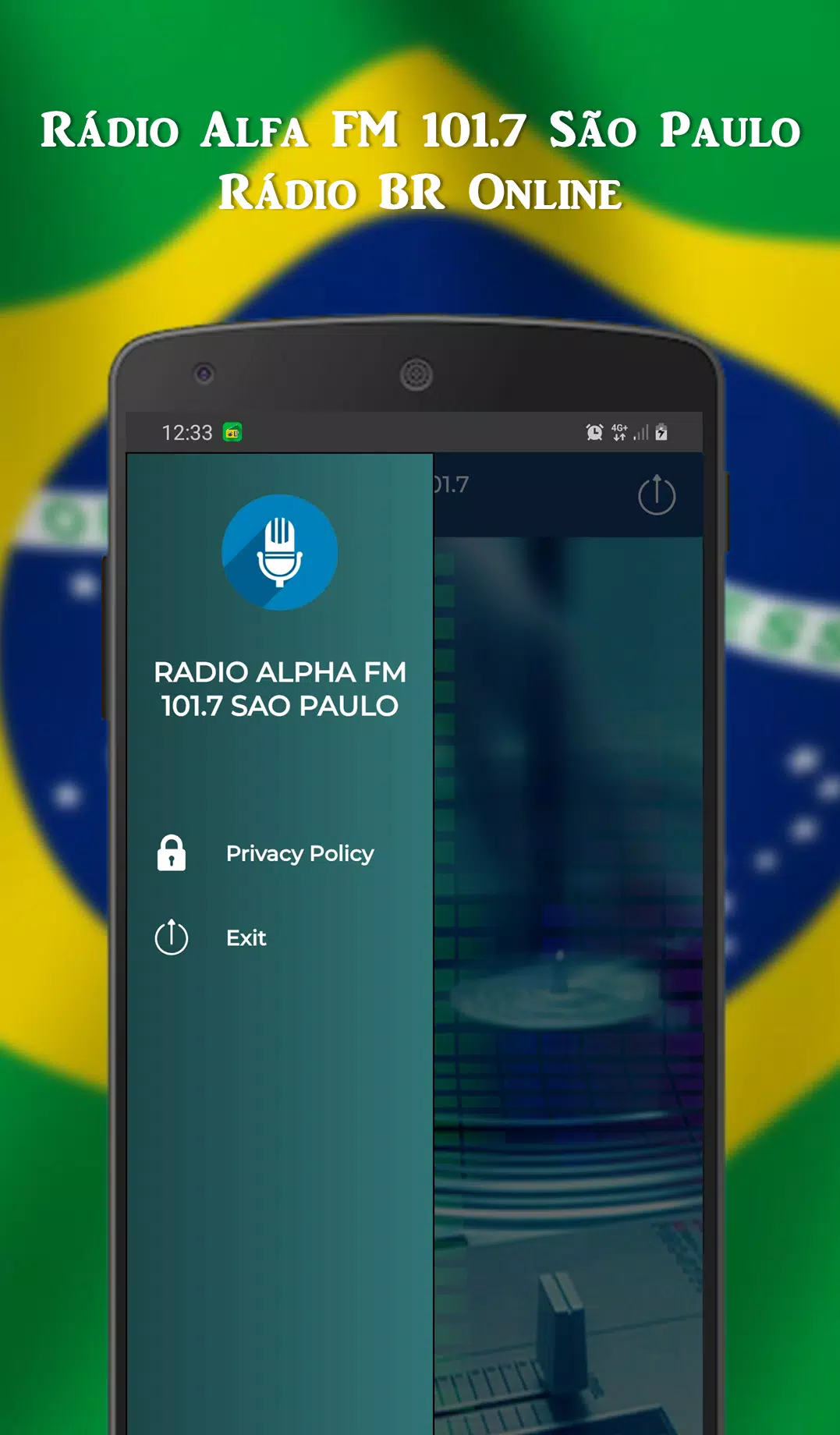 Radio Alfa FM 101.7 Sao Paulo - BR Radio Online APK voor Android Download