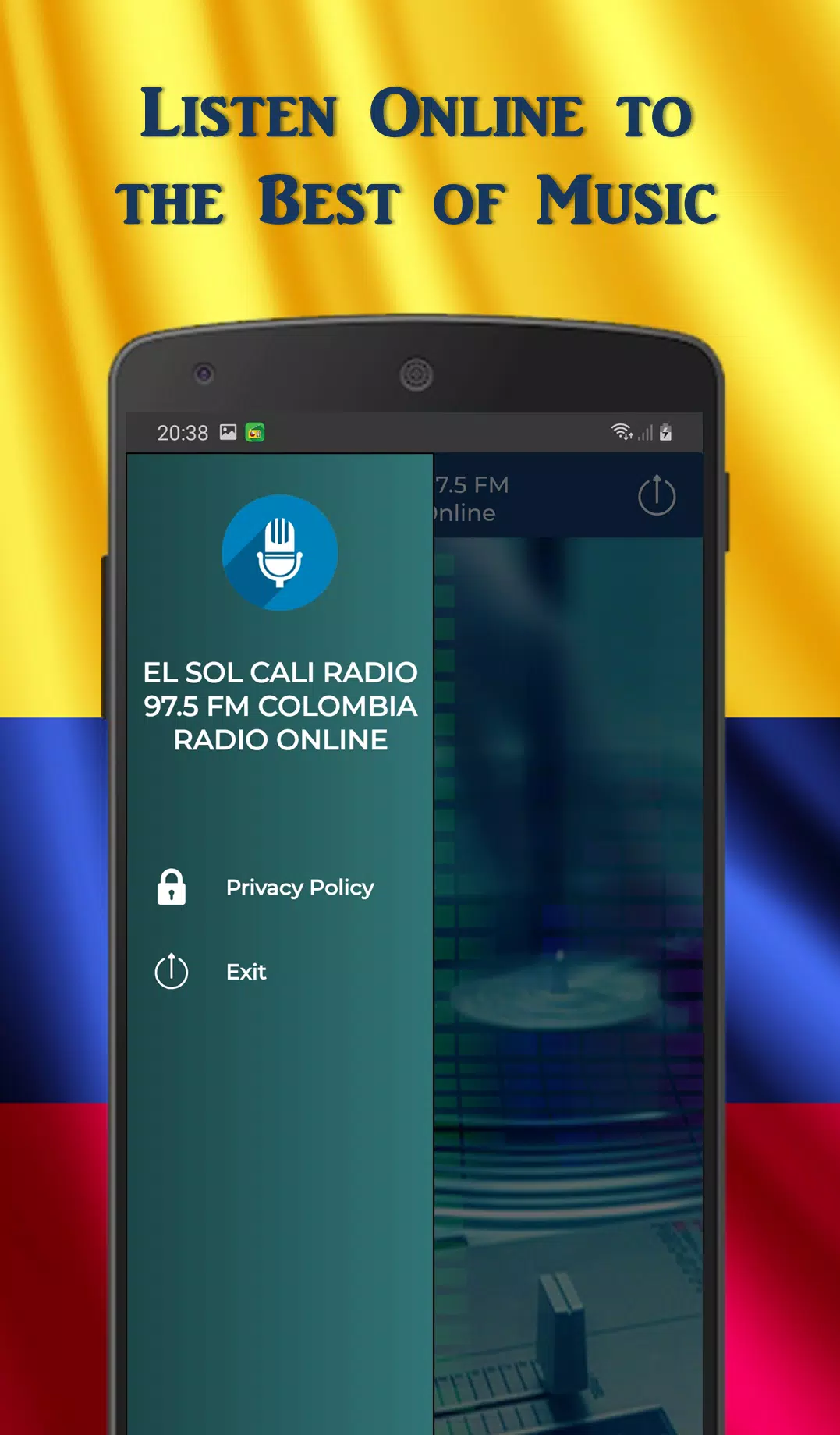 Descarga de APK de El Sol Cali Radio 97.5 FM - Colombia Radio Online para  Android
