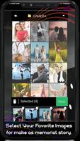 photo video maker with music Affiche