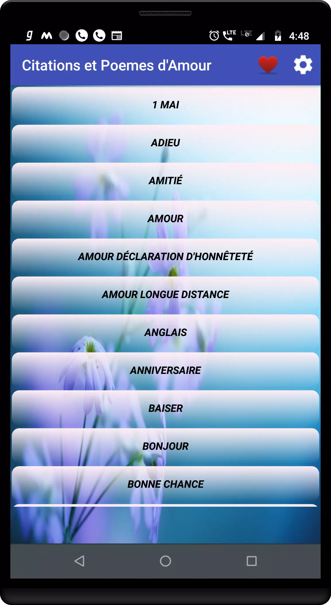 Citations Et Poemes D Amour Pour Android Telechargez L Apk