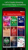 Christmas Party Invitations poster