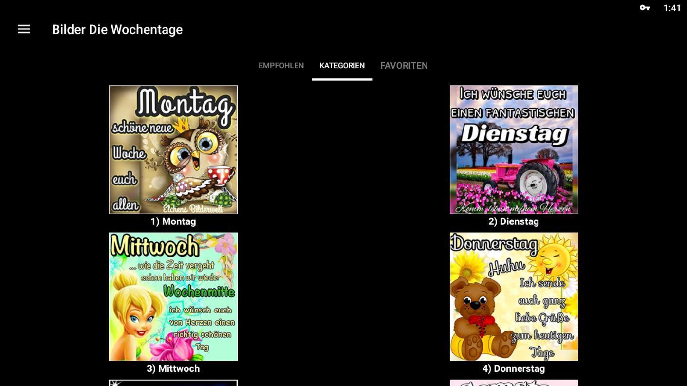 Bilder Die Wochentage For Android Apk Download