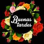 Imágenes de Buenas Tardes con Rosas y Flores icône