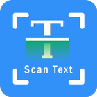 Imagen a texto, escáner de tex icono