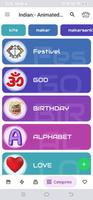 Animated Alphabets Stickers For Whatsapp पोस्टर