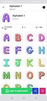 Animated Alphabets Stickers For Whatsapp capture d'écran 1