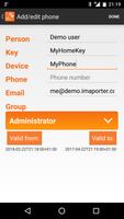 IMAporter Mobile Admin تصوير الشاشة 1