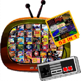 Old 80s Games Classic 90s Retro Gaming - 52 IN 1 icon