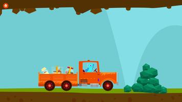 Dinosaur Truck games for kids poster