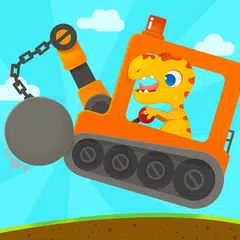 恐龍挖掘機3 - 兒童卡車模擬器遊戲 XAPK 下載