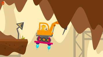 공룡 채굴기 3 - 아동용 트럭 시뮬레이터 게임 스크린샷 2