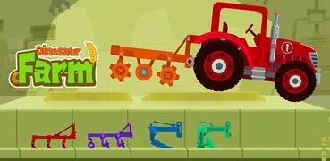 恐龍農場 - 兒童拖拉機模擬遊戲
