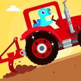 恐龍農場 - 拖拉機和卡車兒童益智遊戲