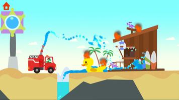 Dinosaur Fire Truck: for kids স্ক্রিনশট 2