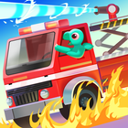 Camion de pompier icône