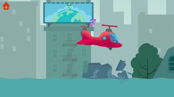 Dinosaur Helicopter Kids Games poster