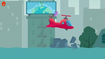 Игры с Динозаврик в Вертолете постер