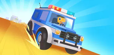 Dinosaur Police Car kids Games