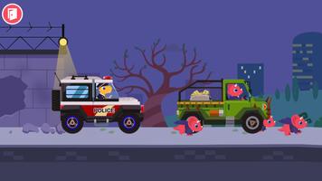 Dinosaurier-Polizeiauto Spiele Screenshot 1