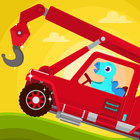 Dinosaur Rescue Truck Games icon
